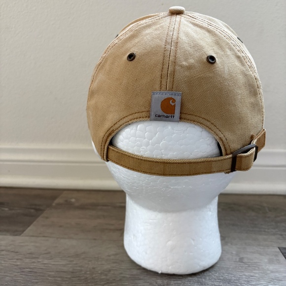Carhartt x ’47 Brand Atlanta Braves Hat Tan Canvas Baseball Cap Adjustable OSFA - Picture 5 of 13